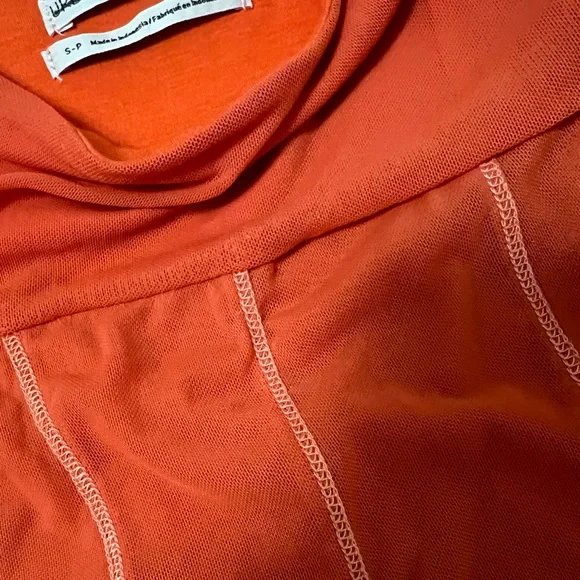 Urban Outfitters Orange corset like cotton cropped tank top - Picture 4 of 4